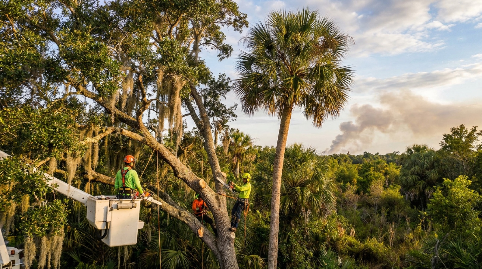 A July Wildfire in Palm Beach County and What It Says About Your Trees
